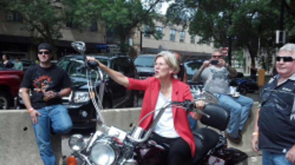 Elizabeth Warren Yells at Banks Again, Because It Is A Day