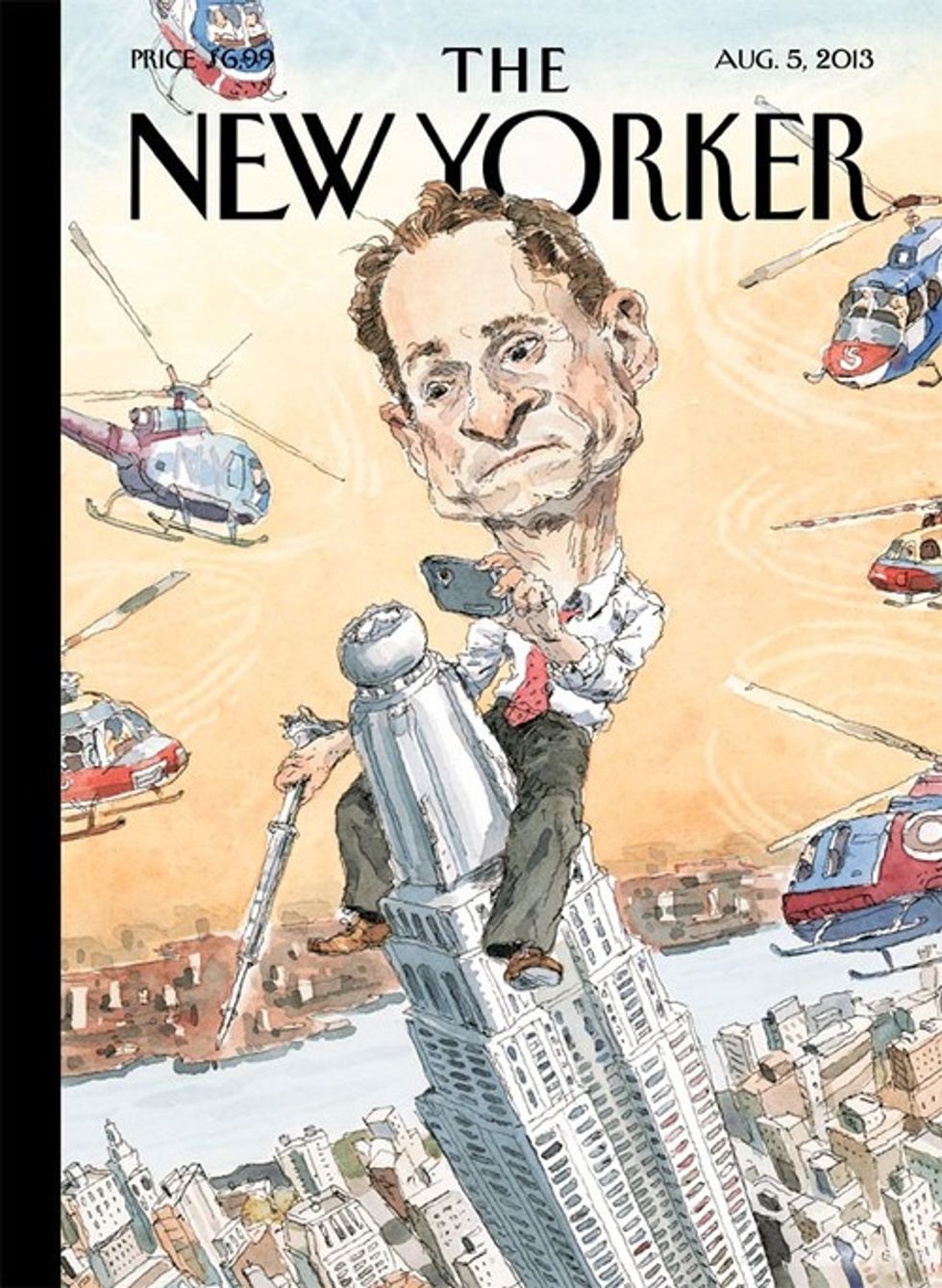 But What Will K-Lo's Reaction Be To This New Yorker Cover Of Anthony Weiner's Danger Dong?