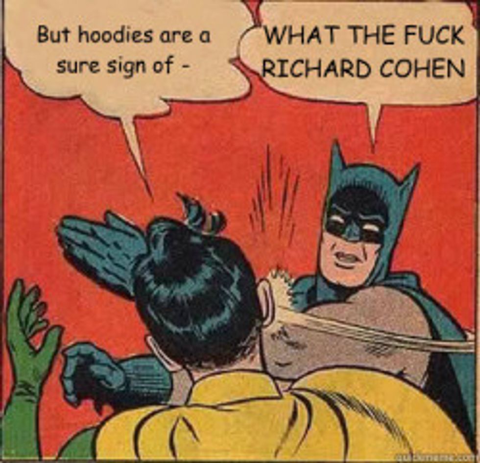 Richard Cohen: Why Did All These Black Criminals Shoot And Murder Trayvon Martin?
