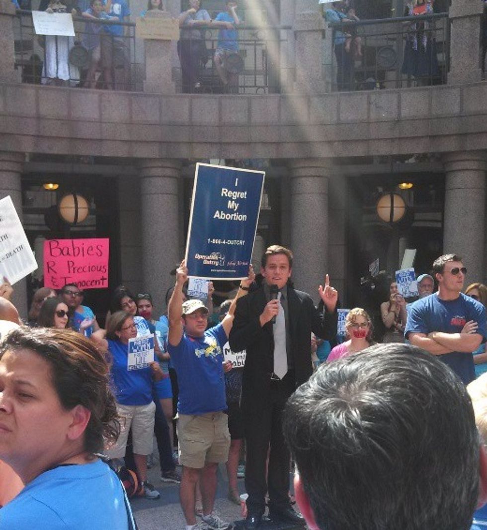 Something Needs To Be Done About All These Men In Texas Having Abortions, Because None Of Them Are Happy Now