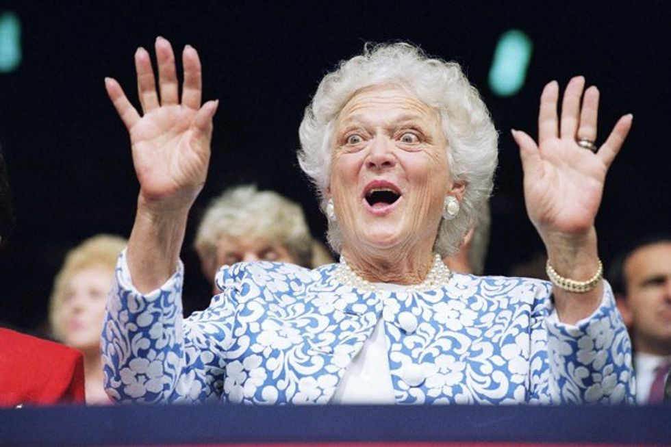 Barbara Bush As Sick Of All These Bushes As The Rest Of Us
