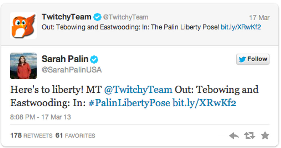 Oh No We Have Been Blinded By Our Sarah Palin-Induced Rage