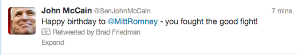 Whatever, Mitt Romney, It Is Your Birthday, Now Go Suck An Egg