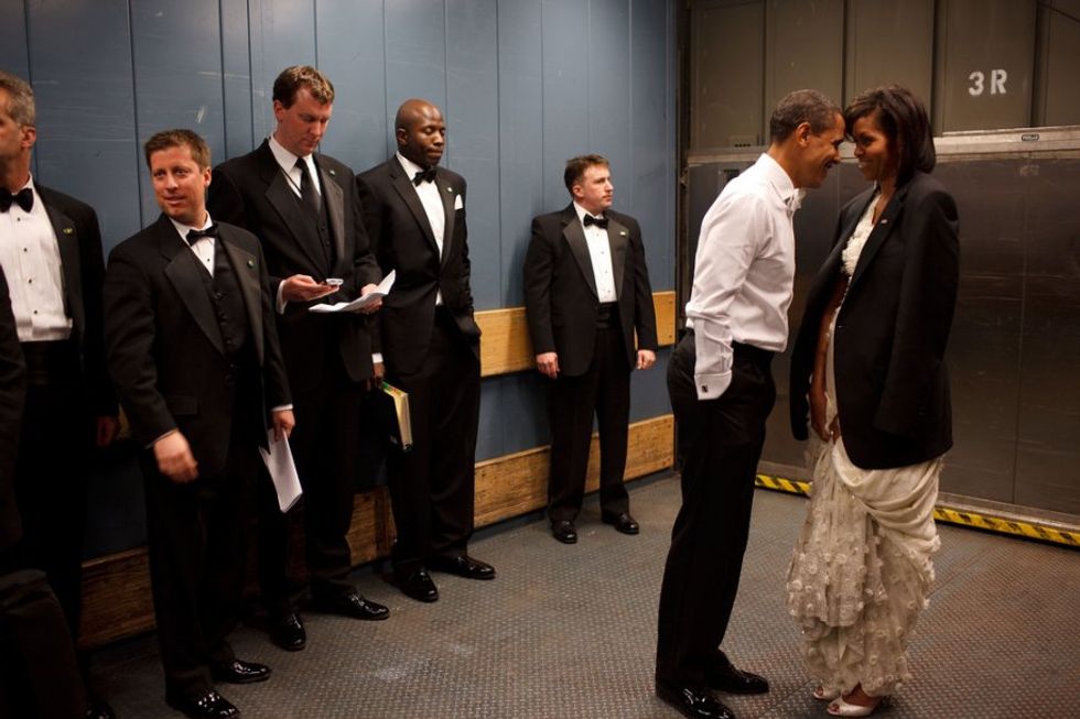 Americans Very Angry King Barack And Ugly Wife Did Not Have Mac And Cheese With Cut-Up Hot Dogs For Valentine's Dinner