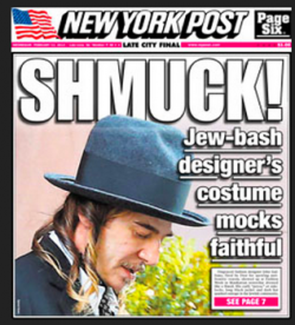 John Galliano, What Is Wrong With You?
