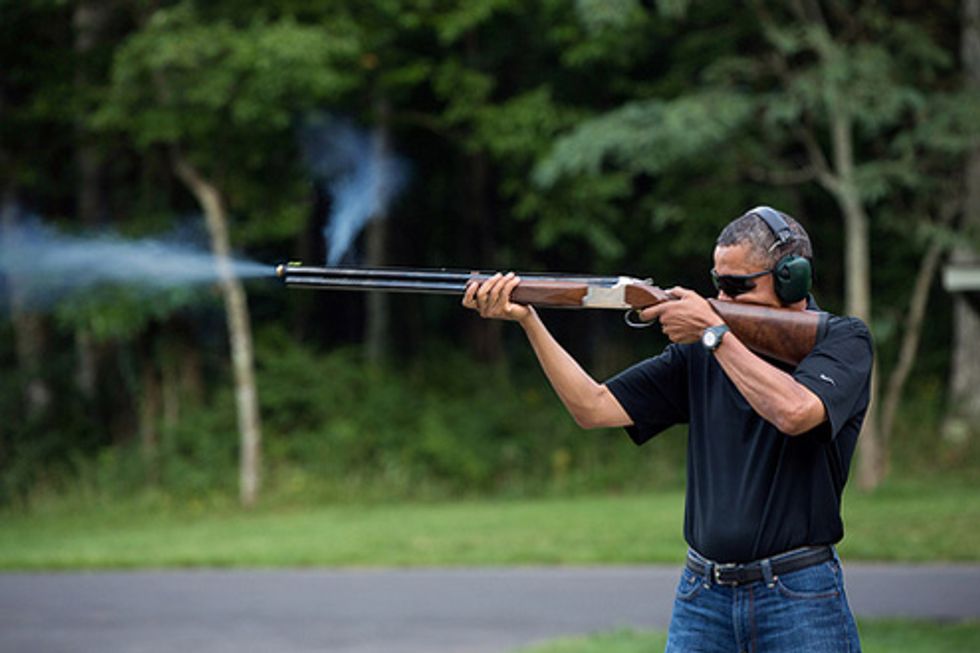 Yes, It Has Come To This: White House Releases Long-Form Photo Of Obama Firing A Gun