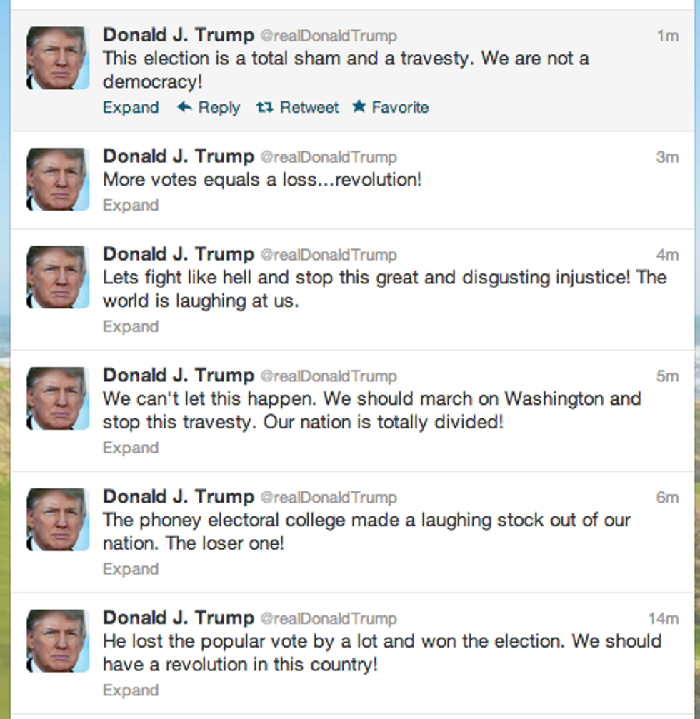 GOP Superhero Donald Trump Calls For Revolution, Changes Mind