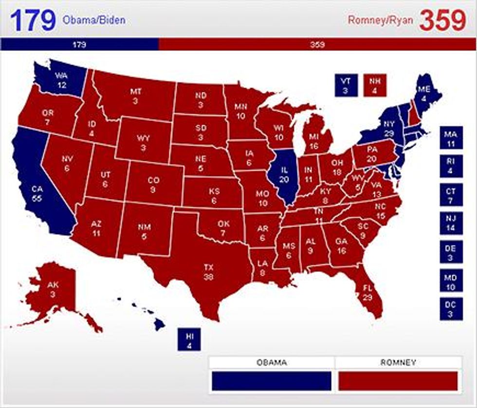 Looks Like Tagg Romney Has Already Leaked Next Week's 'Election' 'Results'