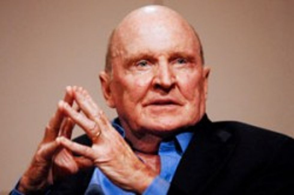 Insane, Crabby Lesbian Jack Welch Quits 'Fortune' Like A Little Bitch