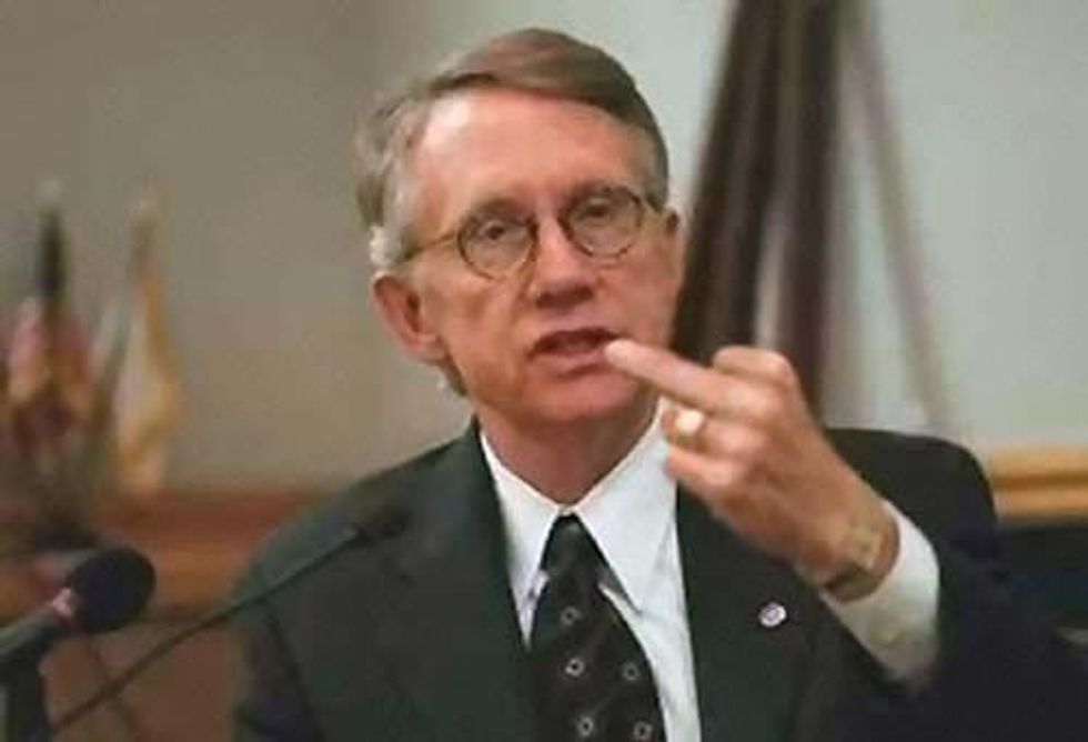 GOP Has Vapors Over Harry Reid Slapping Mitt Romney On Senate Floor