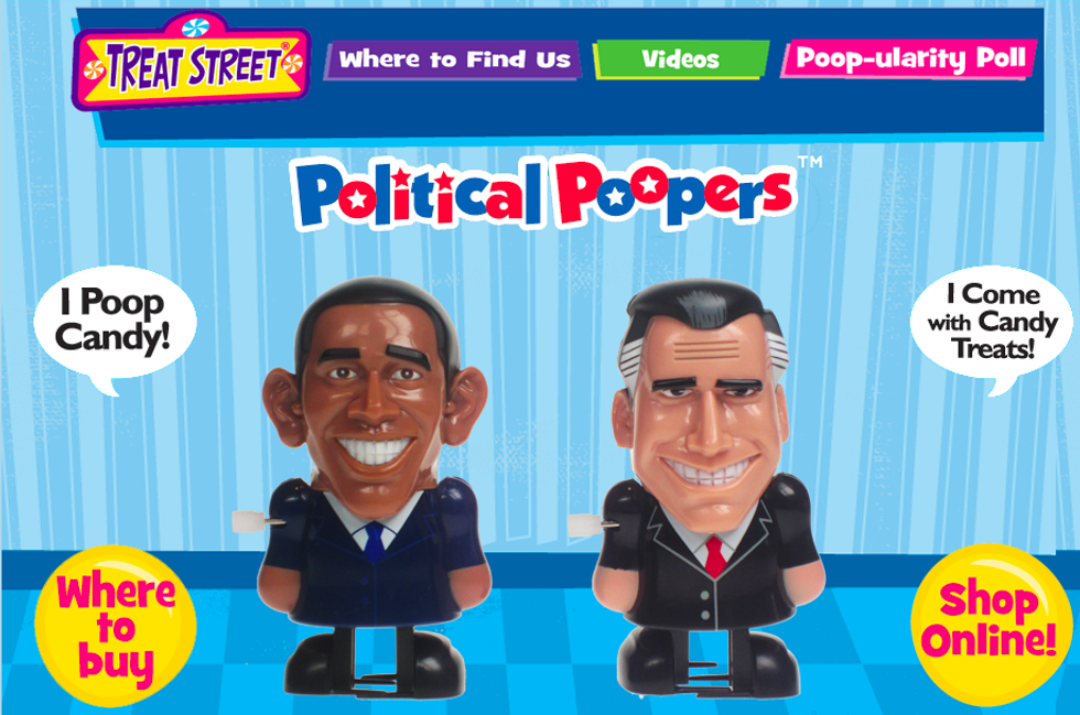 These Obama And Romney Collectibles Poop Candy, For Your Mouth