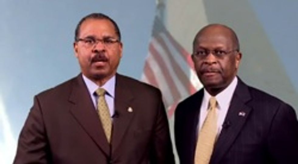 Herman Cain, Ken Blackwell Team Up For Most Ludicrous Video Ever