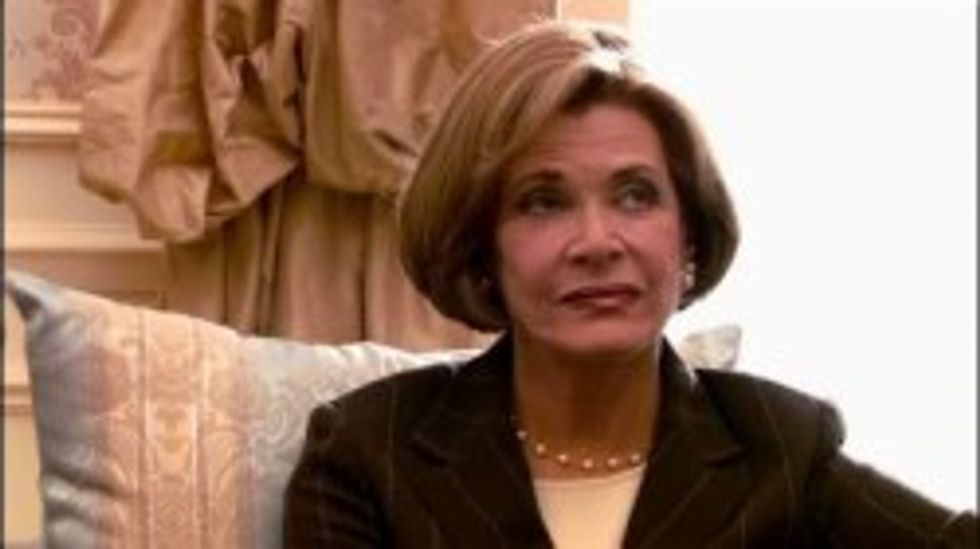 Mitt Romney Holds Human Fund-Raiser In Lucille Bluth's Apartment