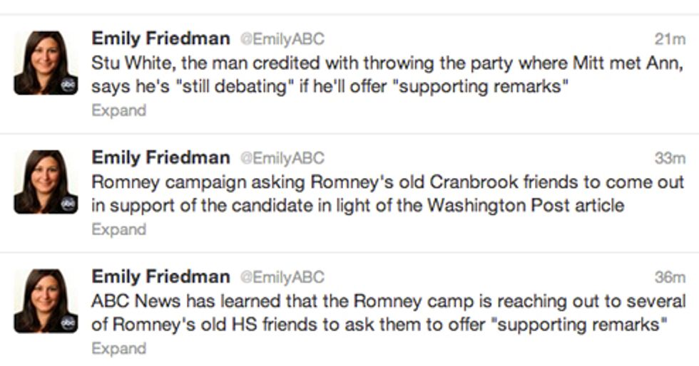Mitt Romney Bullies High School Classmates Into Saying Nice Things About Him
