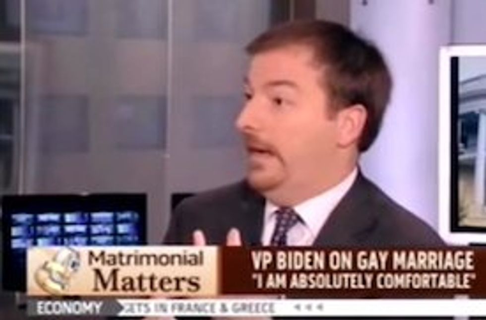 Chuck Todd Declares Existence of Homosexual Currency