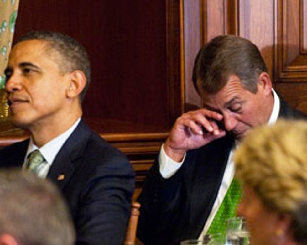 Sad Johnny Boehner's A Mitt Man