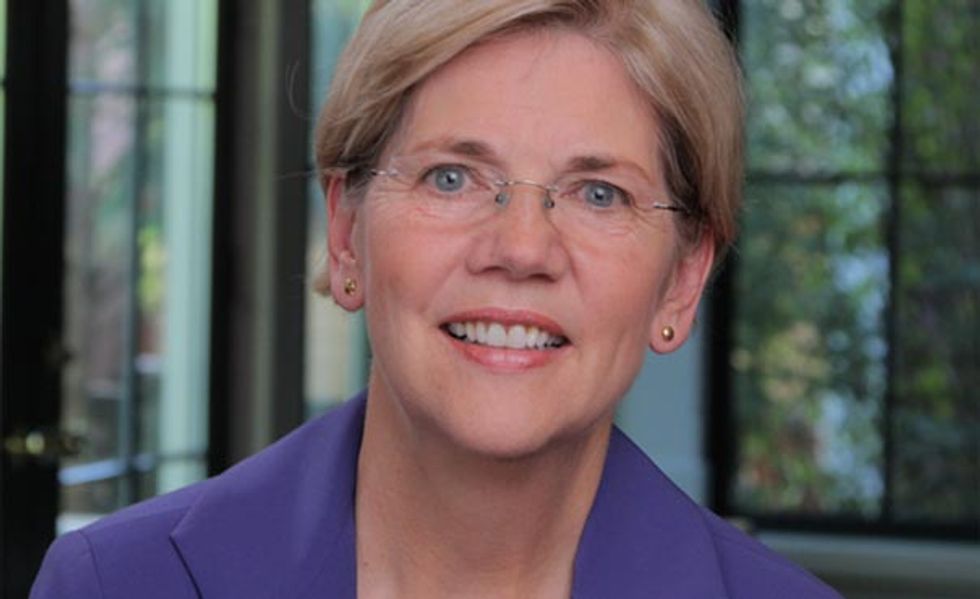 Cocky Elizabeth Warren Just Spiking Football, Forwarding Scott Brown's Fundraising Emails Verbatim