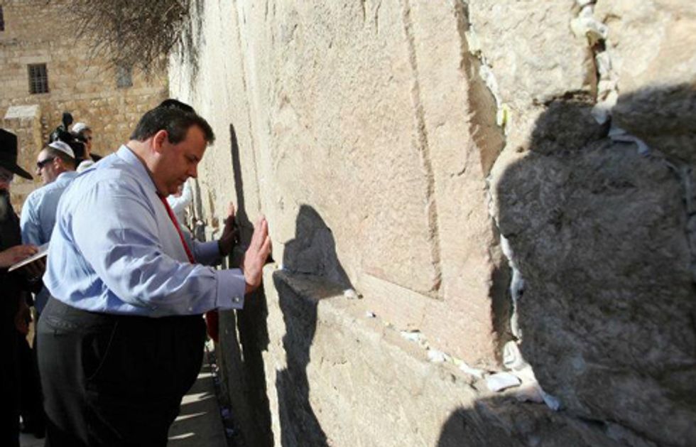 Chris Christie Does Jerusalem: Vacation Pix!