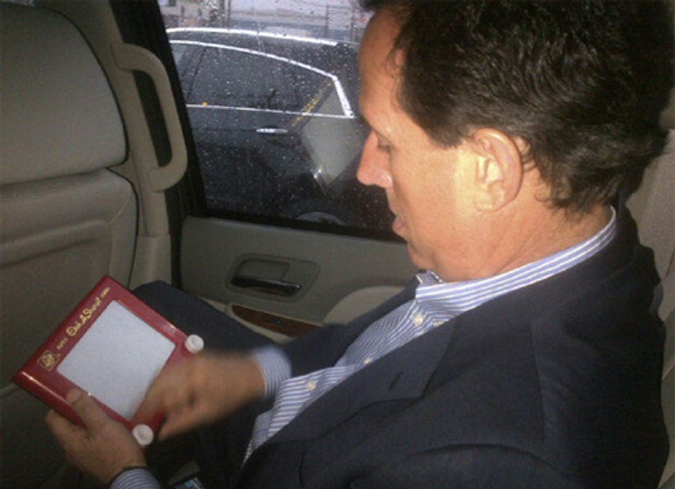 Etch A Sketch Company's Stock Price Triples After Political Guy Says 'Etch A Sketch' on TV