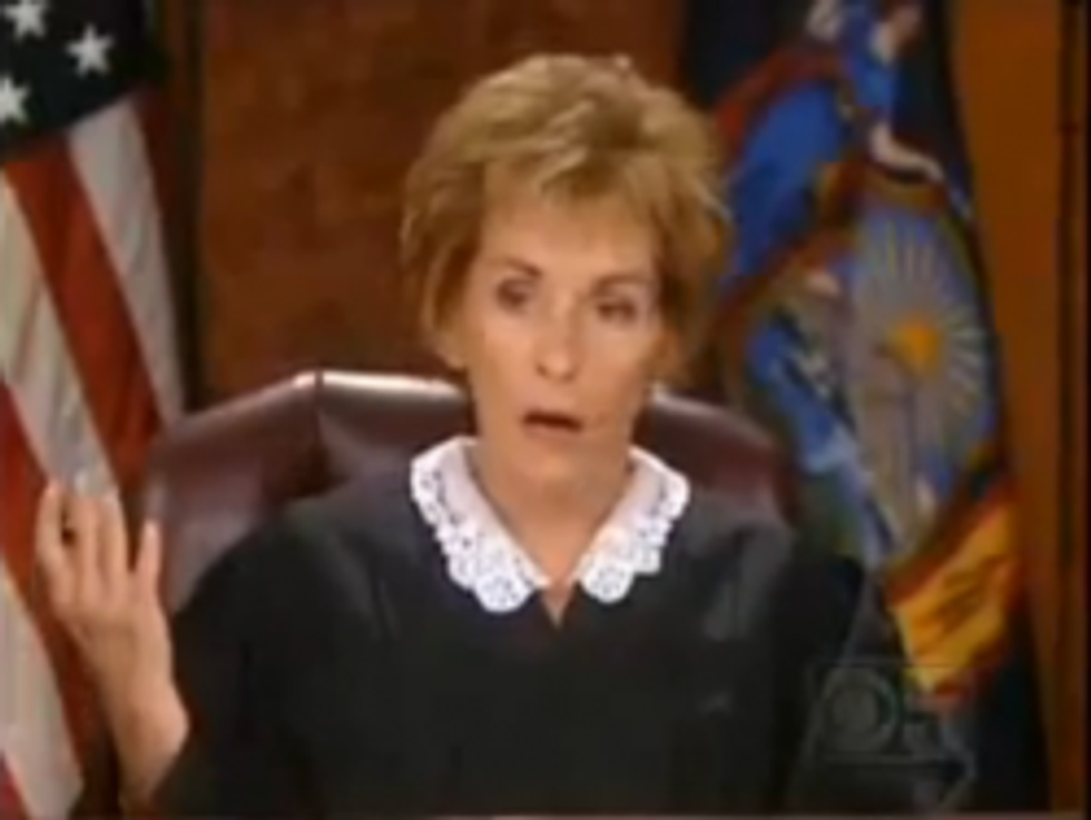 Chuck Norris Has Had It Up to Here With Wastrel Layabout Obama Voters on Teevee Program 'Judge Judy'