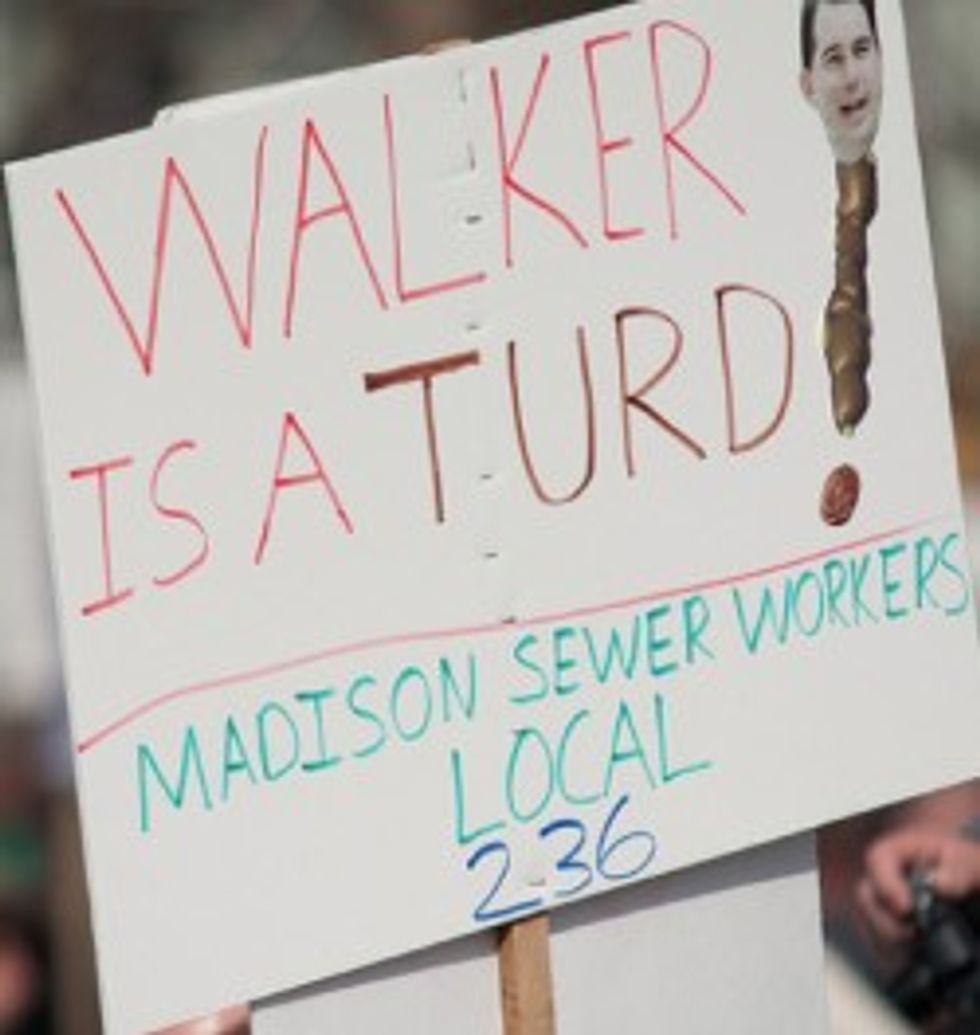 Scott Walker Bravely Flees Wisconsin on Recall Petition Deadline Day