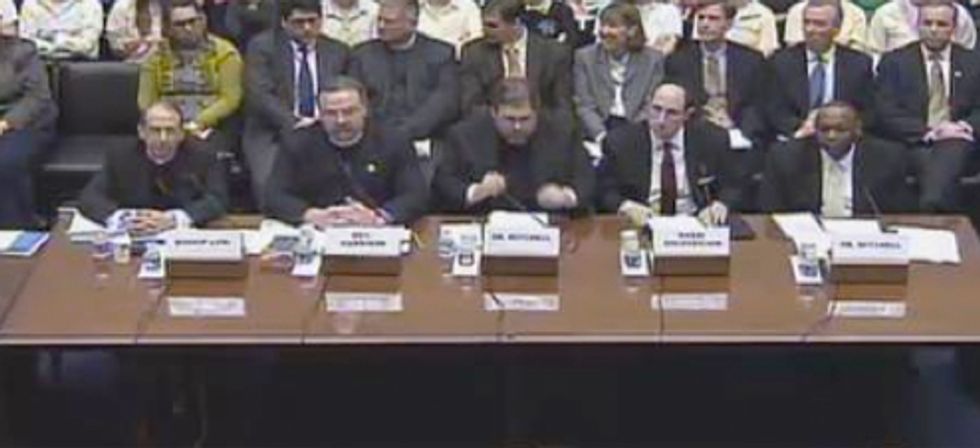 GOP Goes With 'Pompous Sausagefest' Theme For Contraception Hearing
