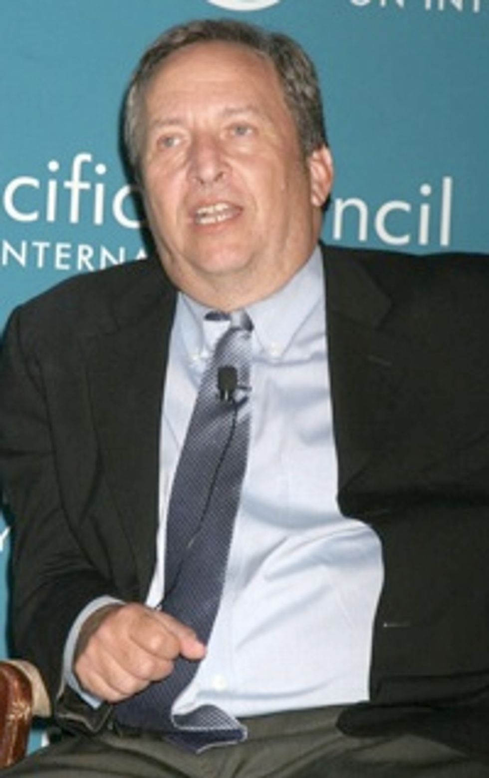 Snoozy Larry Summers Crashes World Markets