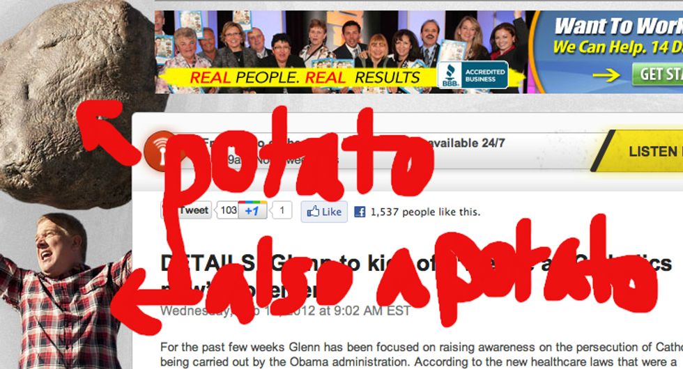Mormon Glenn Beck Converts America to Catholicism Because...Freedom