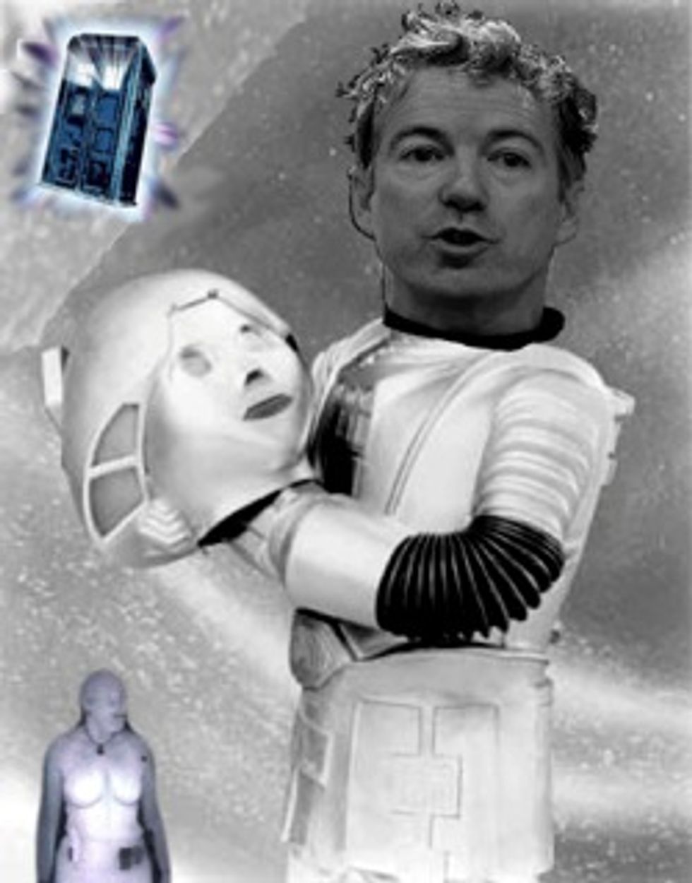 Rand Paul Robot Caught By Brave TSA Body Scanner