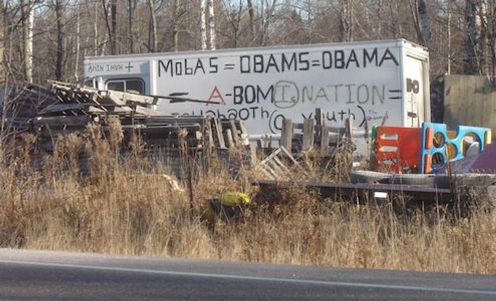 Roadside Redneck Scrabble Mostly Limited To Letters O, B, A, M, A