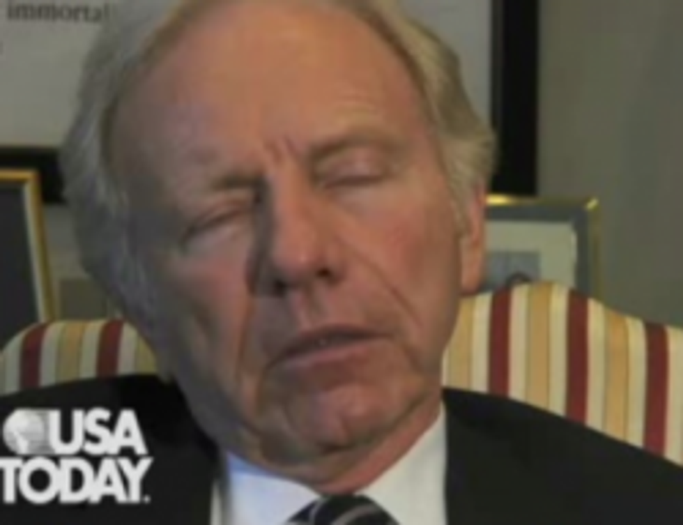 Joe Lieberman Pretends To Care About Insider Trading In Congress