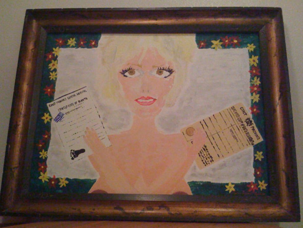 Birther Who Described Orly Taitz's Sex Parts Sells Nude Painting of Her