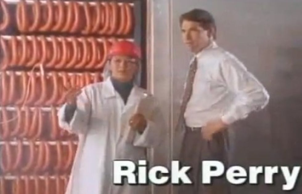 Creepy Old Rick Perry Video Shows How He Loves Sausage