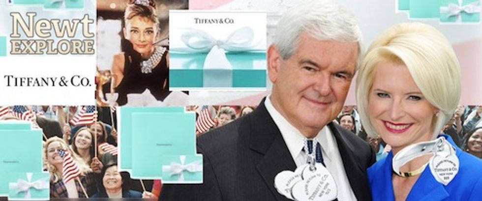 Tacky Diamond Trinket Junkie Callista Gingrich Spotted Lurking At Tiffany's
