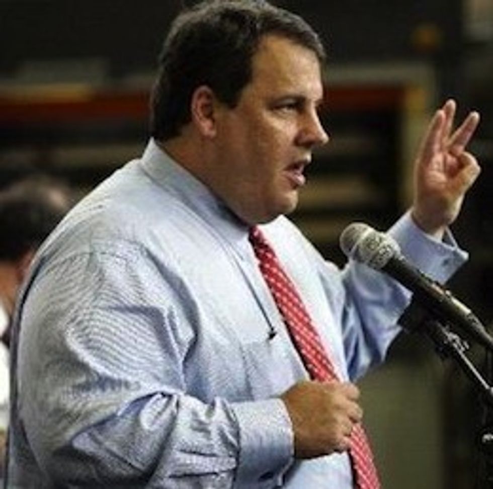 GOP Pinup Chris Christie Takes New Gov't Copter To His Kid's Ball Game