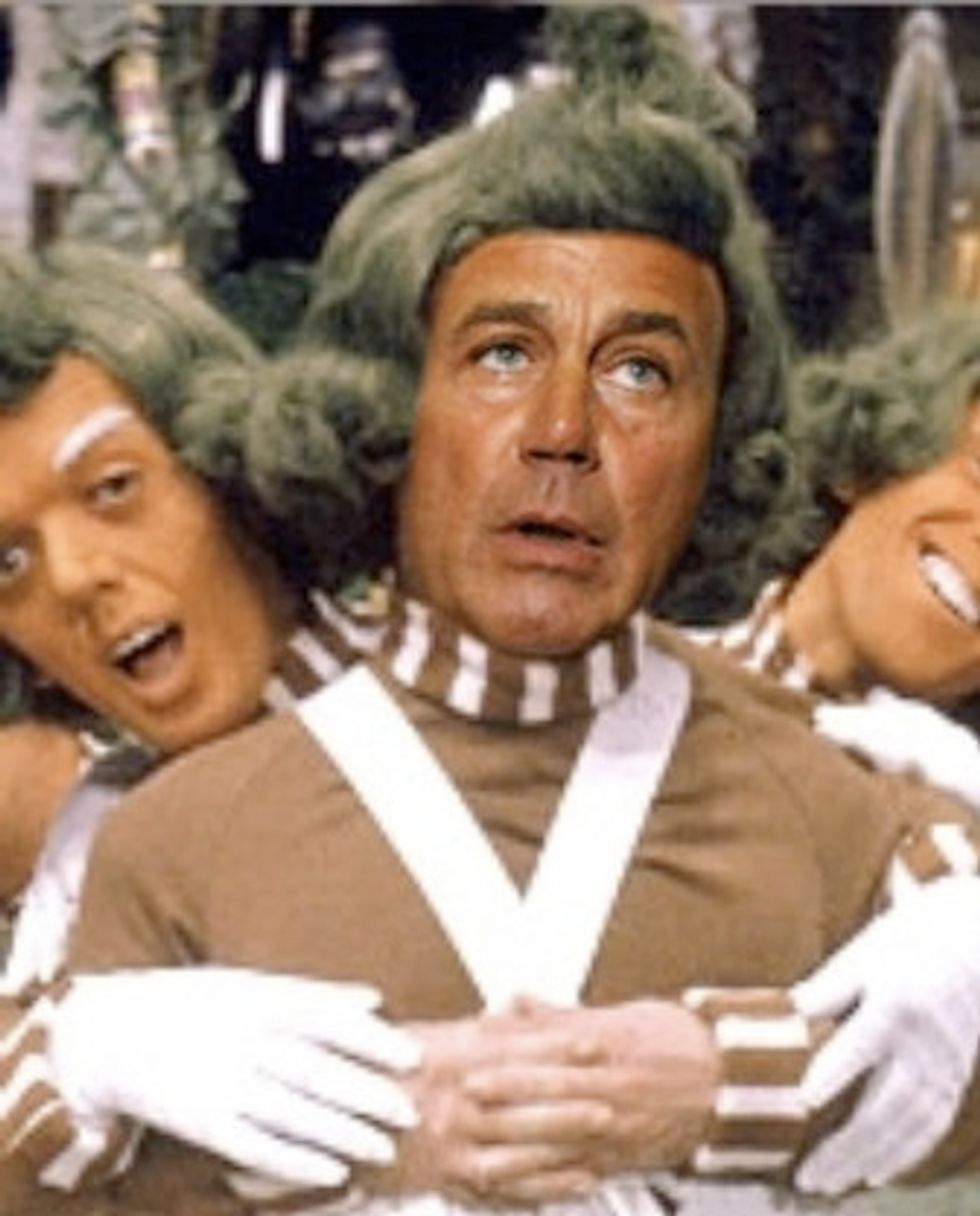 Mean Protesters Ruin John Boehner's Golf Game With Demands For Jobs