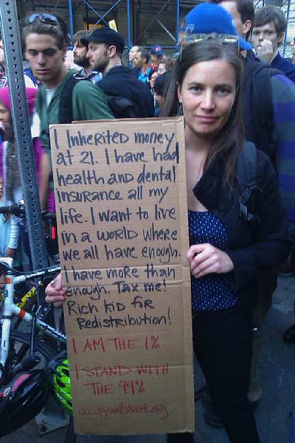 Heroic Rich Girl Wants World Where 'We All Have Enough'