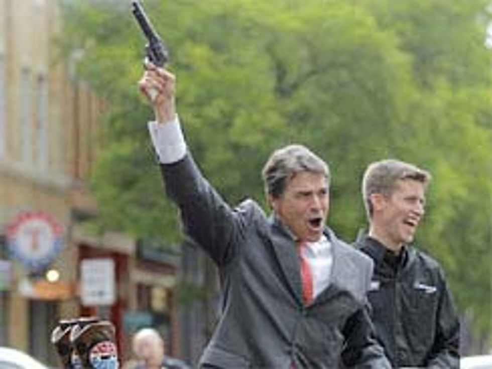 Rick Perry Resigns Control Of Texas: God In Charge As of August 6