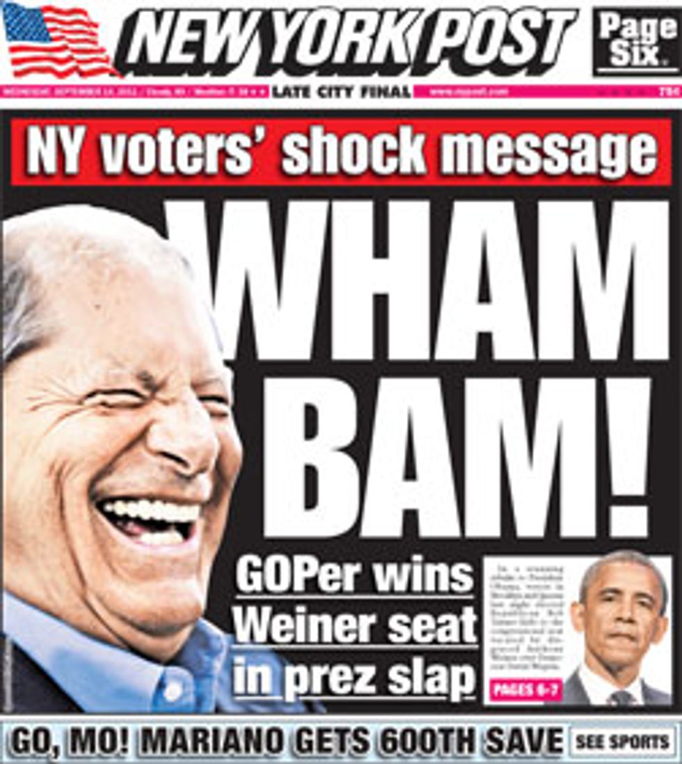 Barack Obama Loses Race For Anthony Weiner's Congressional Seat