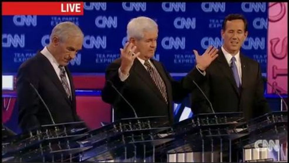 Liveblogging CNN's First Ever GOP Debate Copy-Paste From Last Week