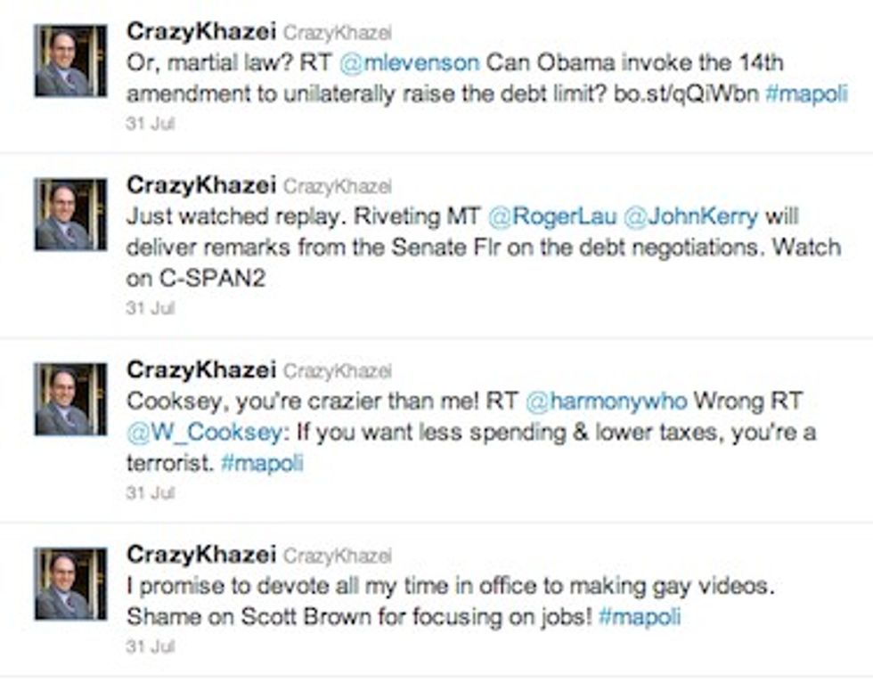 All We Heard Was 'Scott Brown,' 'Twitter' and 'Gay'