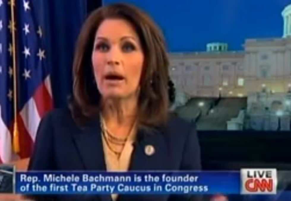 Bachmann Threatens Health of Giffords, Watching From Hospital