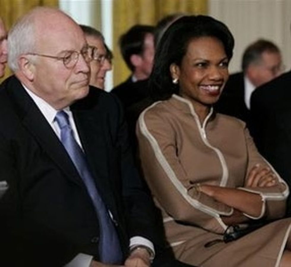 All the Black People In G.W. Bush's Administration Angry At Dick Cheney