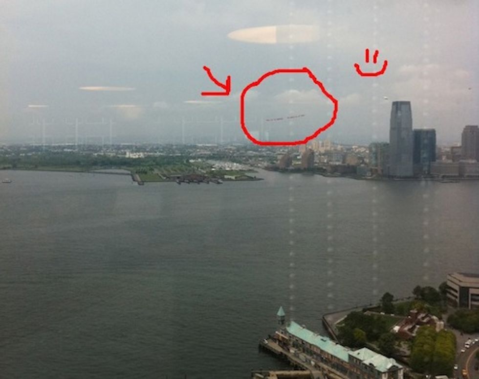 Mystery Batwoman Flies Banner Over S&P Offices Telling Them To Go To Hell
