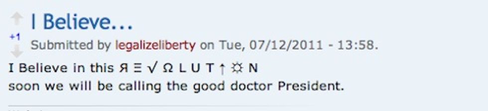 Paultards Race To Discover Secret Meaning of Ron Paul Retirement