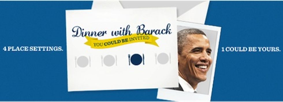 Obama Campaign's New Contest: You Could Win a Plate of Food