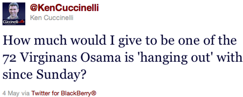 Virginia Attorney General Cuccinelli Wants To Have Sex With Osama