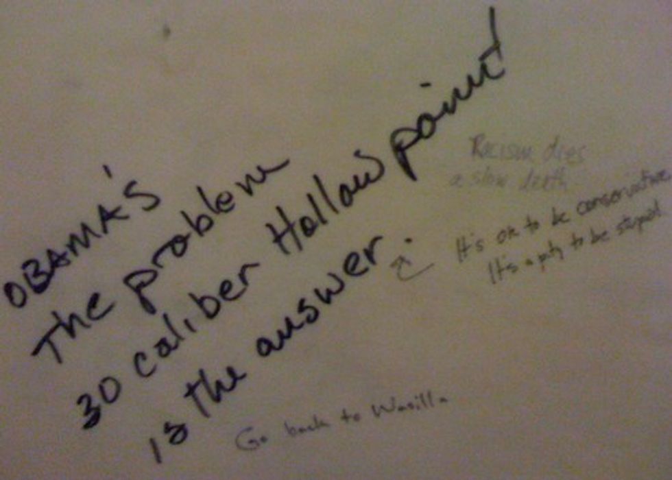 Delightful Airport Restroom Graffiti Proves You're In Alaska
