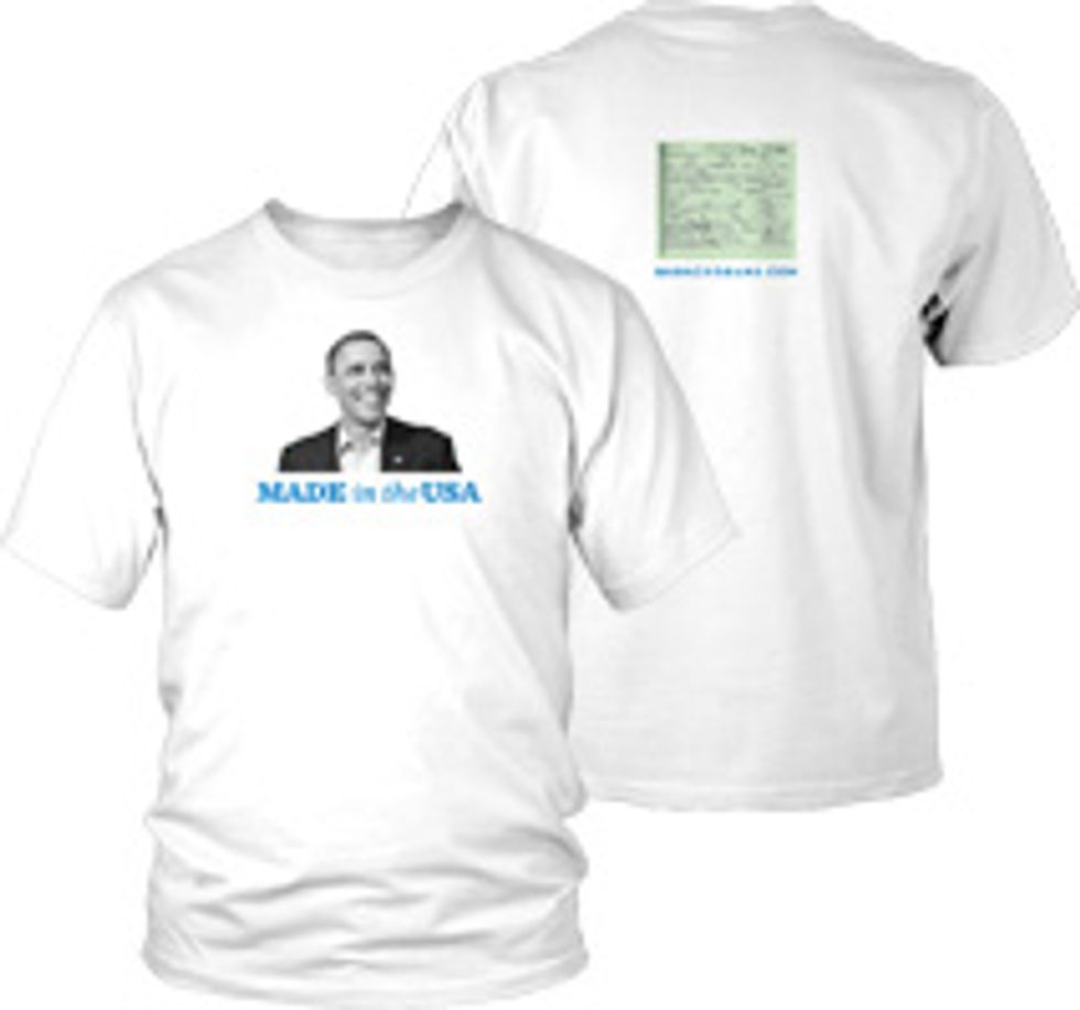 Obama Campaign Selling Carefully Worded T-Shirt That Doesn't Actually Say He Was Born In U.S.