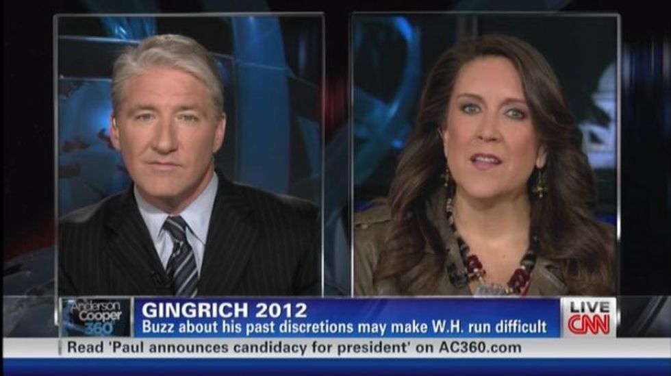 CNN Accuses Newt Gingrich of Making 'Past Discretions'